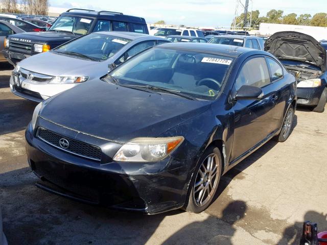 JTKDE177570160051 - 2007 TOYOTA SCION TC შავი ფოტო 2