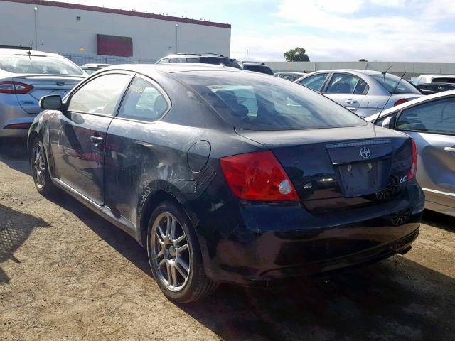 JTKDE177570160051 - 2007 TOYOTA SCION TC შავი ფოტო 3
