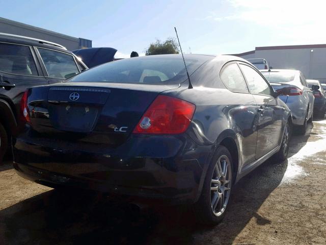 JTKDE177570160051 - 2007 TOYOTA SCION TC შავი ფოტო 4