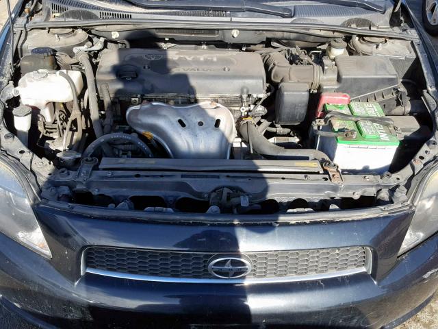 JTKDE177570160051 - 2007 TOYOTA SCION TC შავი ფოტო 7