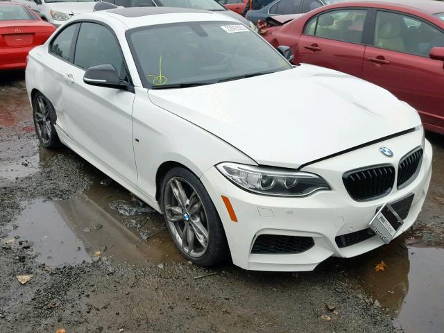 WBA1J7C57EVW84912 - 2014 BMW M235I WHITE photo 1