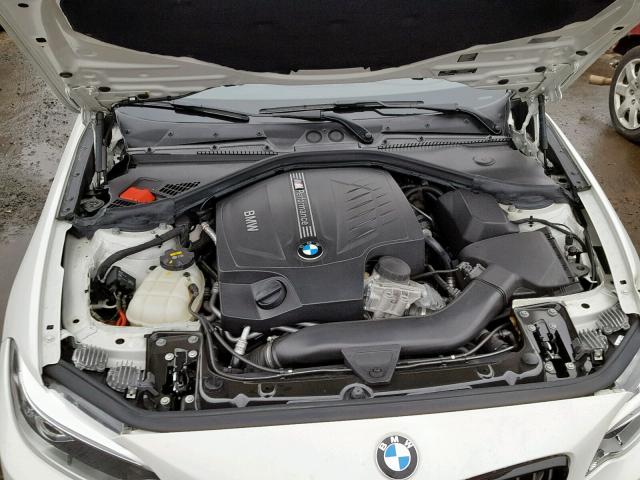 WBA1J7C57EVW84912 - 2014 BMW M235I WHITE photo 7