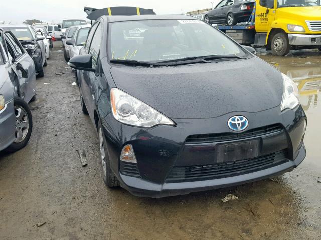 JTDKDTB36E1573752 - 2014 TOYOTA PRIUS C BLACK photo 1