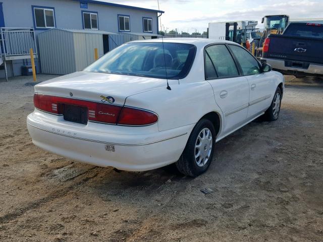 2G4WS52J731184400 - 2003 BUICK CENTURY CU WHITE photo 4