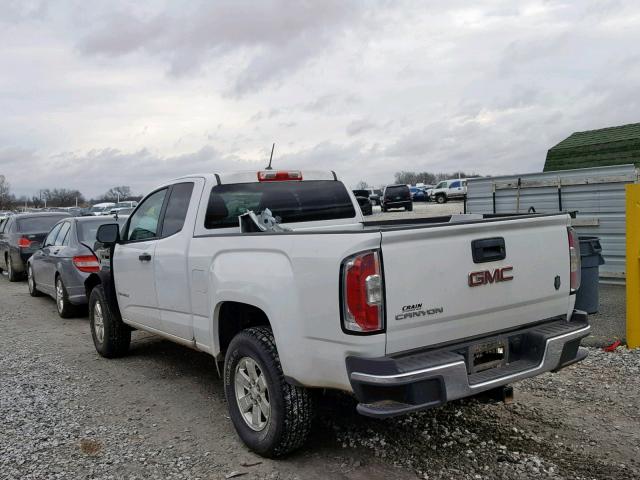1GTH51EA3F1263906 - 2015 GMC CANYON WHITE photo 3