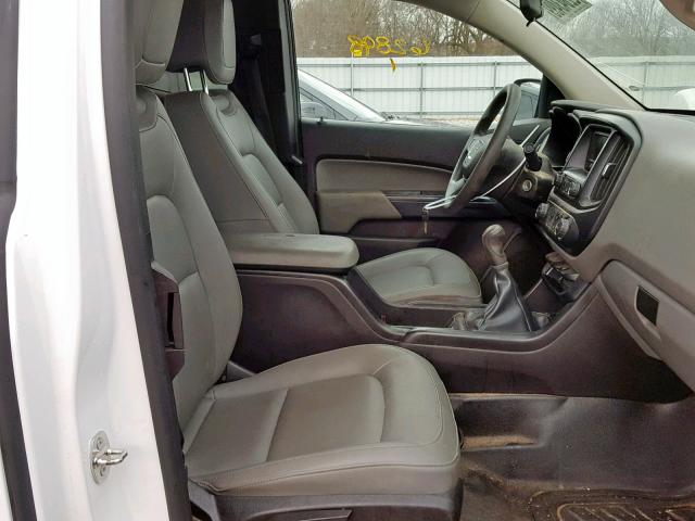 1GTH51EA3F1263906 - 2015 GMC CANYON WHITE photo 5