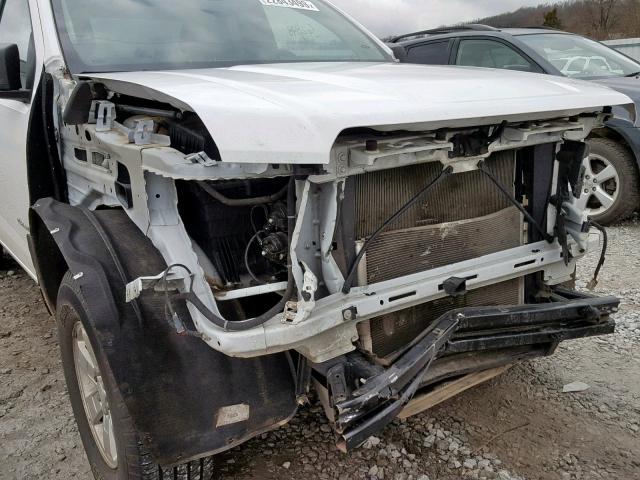 1GTH51EA3F1263906 - 2015 GMC CANYON WHITE photo 9