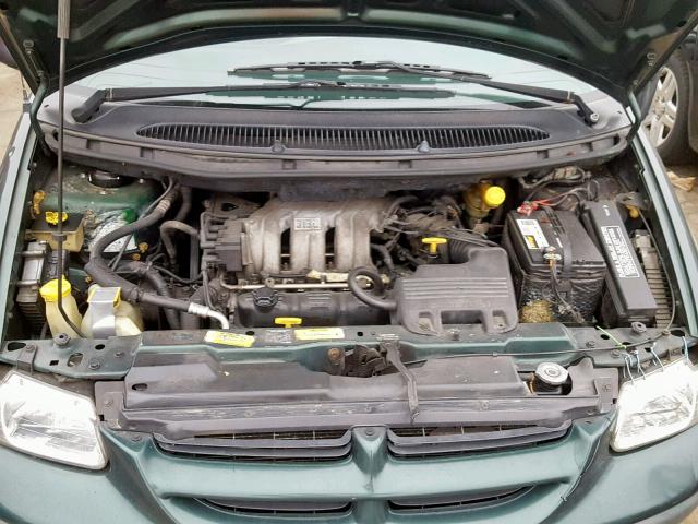 2B4GP25G1XR189234 - 1999 DODGE CARAVAN GREEN photo 7