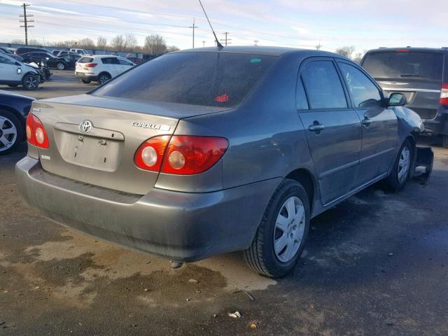 2T1BR32E75C438567 - 2005 TOYOTA COROLLA CE GRAY photo 4