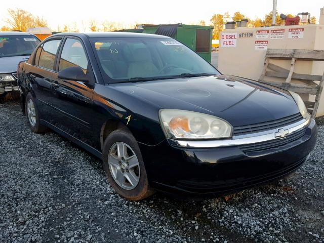 1G1ZT54845F186392 - 2005 CHEVROLET MALIBU LS BLACK photo 1