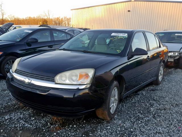 1G1ZT54845F186392 - 2005 CHEVROLET MALIBU LS BLACK photo 2