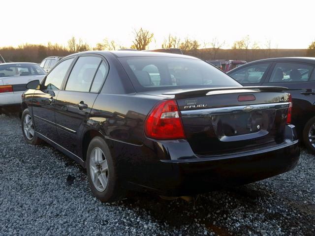 1G1ZT54845F186392 - 2005 CHEVROLET MALIBU LS BLACK photo 3