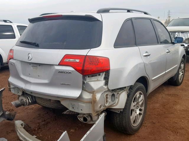 2HNYD28209H528116 - 2009 ACURA MDX SILVER photo 4