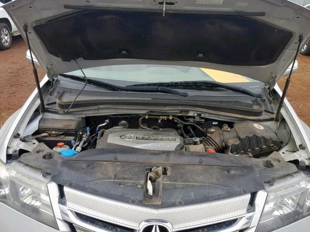 2HNYD28209H528116 - 2009 ACURA MDX SILVER photo 7