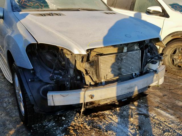 4JGBB22EX8A413441 - 2008 MERCEDES-BENZ ML 320 CDI SILVER photo 9