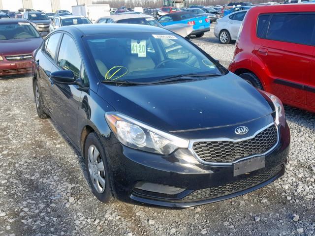 KNAFK4A60E5119667 - 2014 KIA FORTE LX BLACK photo 1