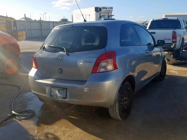 JTDJT923685210351 - 2008 TOYOTA YARIS 灰色 照片 4