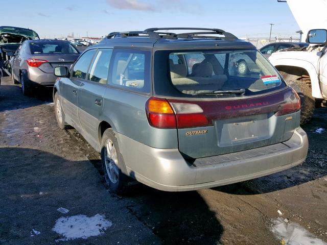 4S3BH665517669364 - 2001 SUBARU LEGACY OUT TWO TONE photo 3