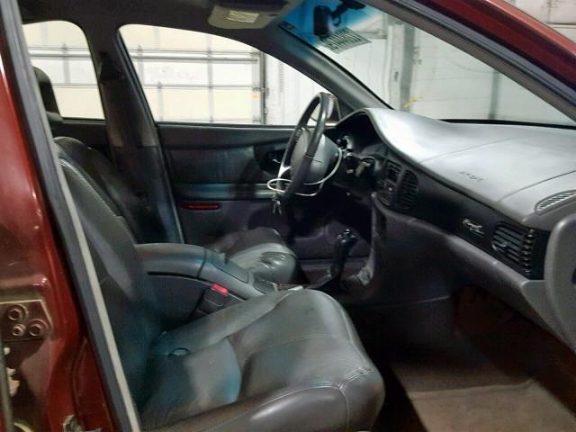 2G4WB55K411248412 - 2001 BUICK REGAL LS MAROON photo 5