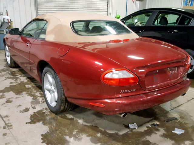 SAJGX2049XC042198 - 1999 JAGUAR XK8 RED photo 3