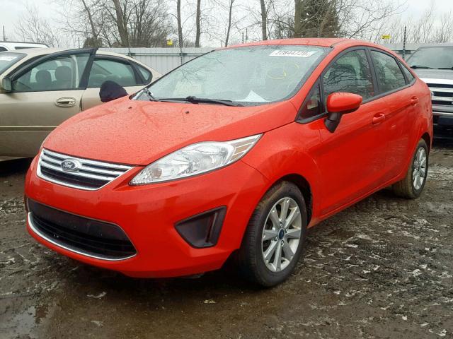 3FADP4BJ0CM218604 - 2012 FORD FIESTA SE RED photo 2