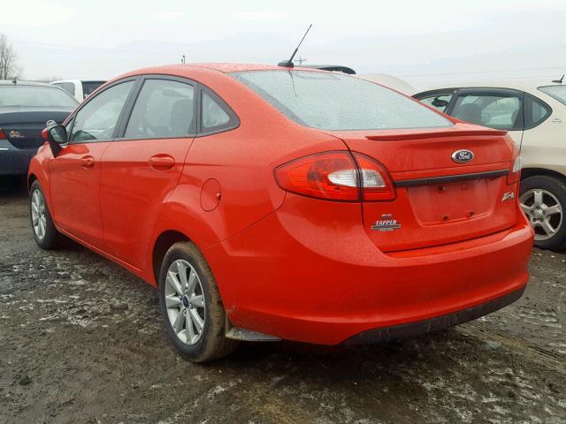 3FADP4BJ0CM218604 - 2012 FORD FIESTA SE RED photo 3