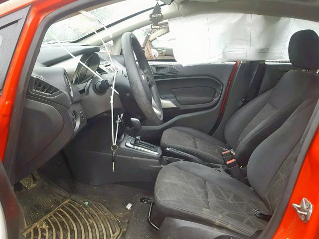 3FADP4BJ0CM218604 - 2012 FORD FIESTA SE RED photo 5