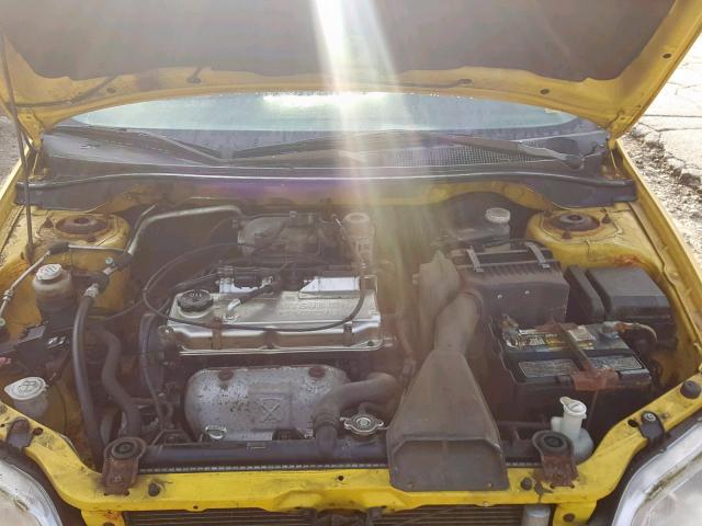 JA3AJ86E32U070959 - 2002 MITSUBISHI LANCER OZ YELLOW photo 7