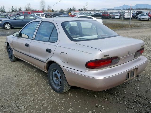 1Y1SK526XVZ420221 - 1997 GEO PRIZM BASE 棕色 照片 3