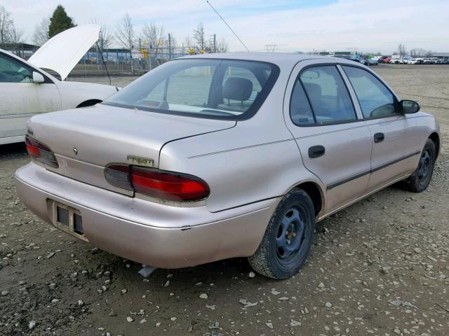 1Y1SK526XVZ420221 - 1997 GEO PRIZM BASE 棕色 照片 4