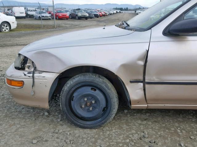 1Y1SK526XVZ420221 - 1997 GEO PRIZM BASE 棕色 照片 9