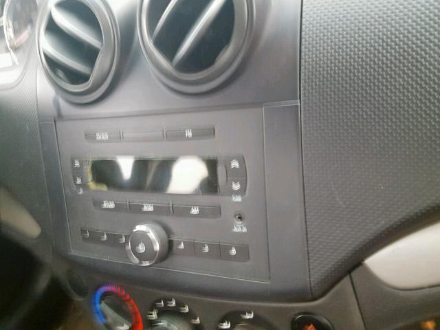 KL1TD56697B154299 - 2007 CHEVROLET AVEO BASE Mavi foto 9