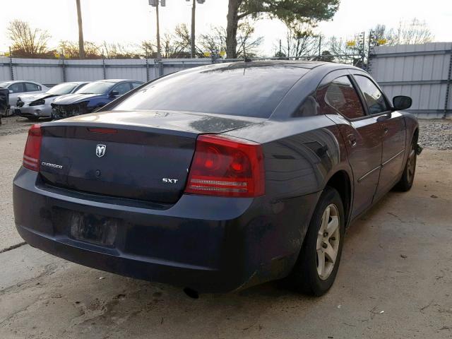 2B3KA33G58H107974 - 2008 DODGE CHARGER SX BLACK photo 4