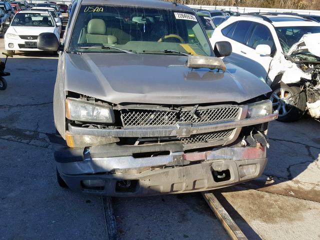 2GCEK19T731196191 - 2003 CHEVROLET SILVERADO TAN photo 9