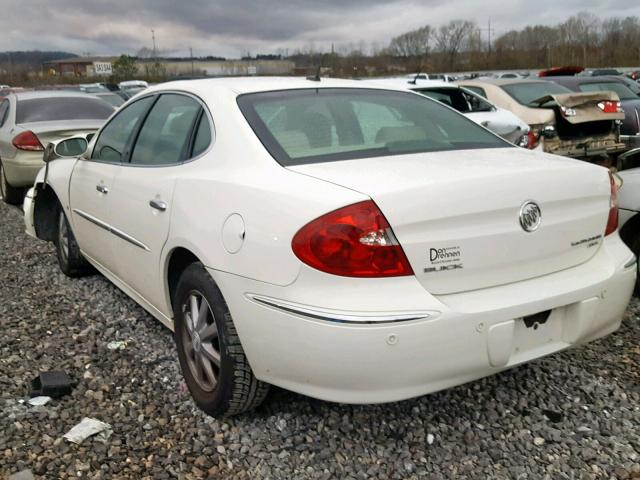 2G4WD582691231760 - 2009 BUICK LACROSSE C WHITE photo 3