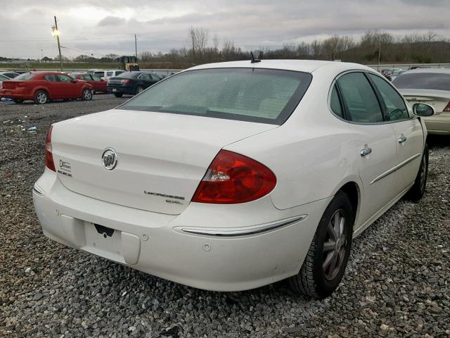 2G4WD582691231760 - 2009 BUICK LACROSSE C WHITE photo 4