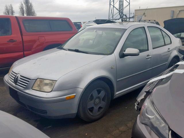 3VWSE69M42M188876 - 2002 VOLKSWAGEN JETTA GLS SILVER photo 2