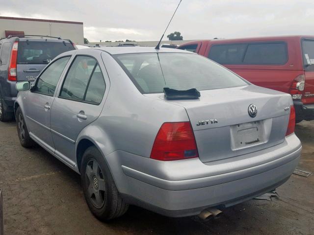 3VWSE69M42M188876 - 2002 VOLKSWAGEN JETTA GLS SILVER photo 3