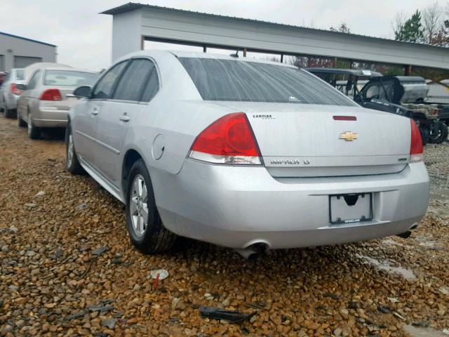 2G1WB5E34E1165526 - 2014 CHEVROLET IMPALA LIM SILVER photo 3