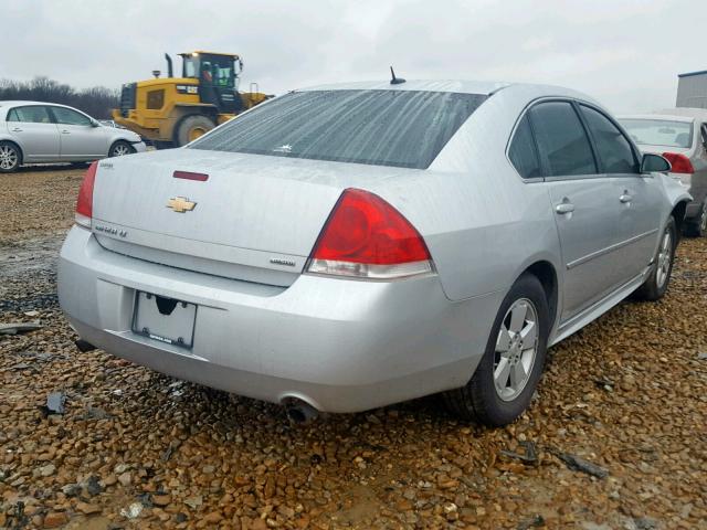 2G1WB5E34E1165526 - 2014 CHEVROLET IMPALA LIM SILVER photo 4