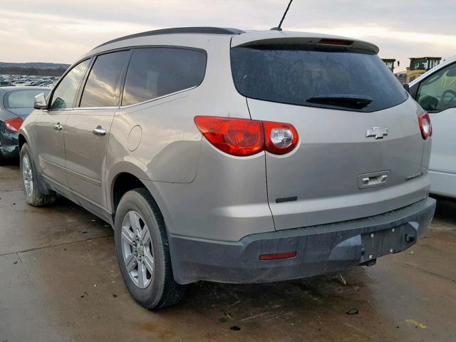 1GNKRJED7CJ232679 - 2012 CHEVROLET TRAVERSE L GOLD photo 3