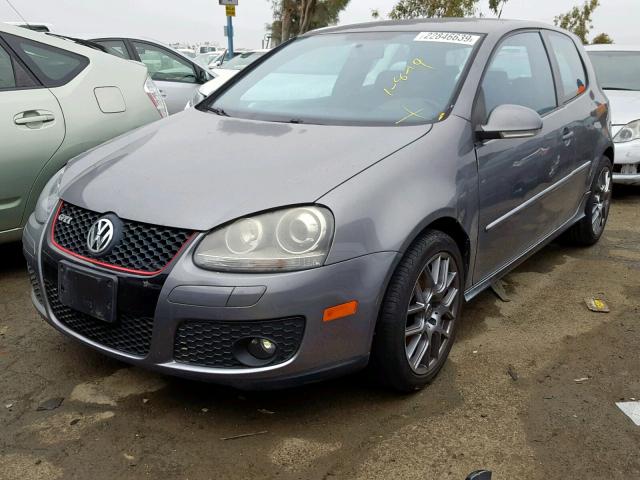 WVWFV71K66W196259 - 2006 VOLKSWAGEN NEW GTI GRAY photo 2