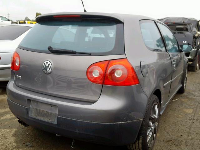 WVWFV71K66W196259 - 2006 VOLKSWAGEN NEW GTI GRAY photo 4