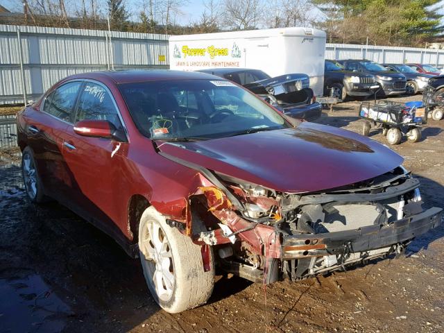 1N4AA5AP0DC843569 - 2013 NISSAN MAXIMA S BURGUNDY photo 1