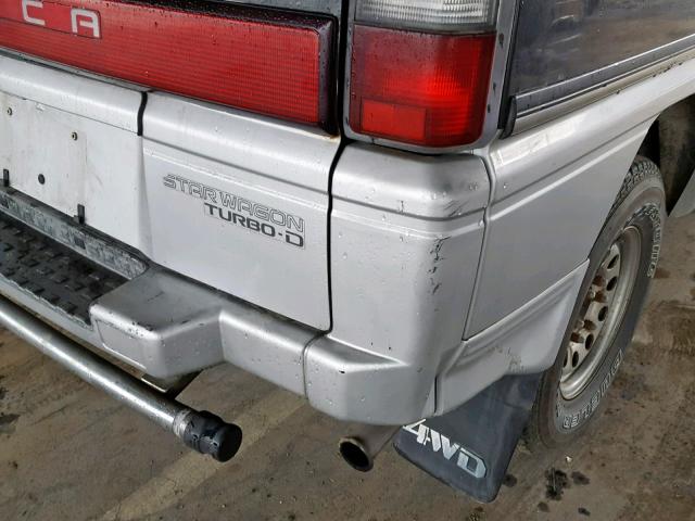 P35W0204181 - 1991 MITSUBISHI DELICA GRAY photo 9