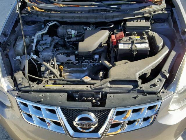 JN8AS5MT4BW154523 - 2011 NISSAN ROGUE S GRAY photo 7