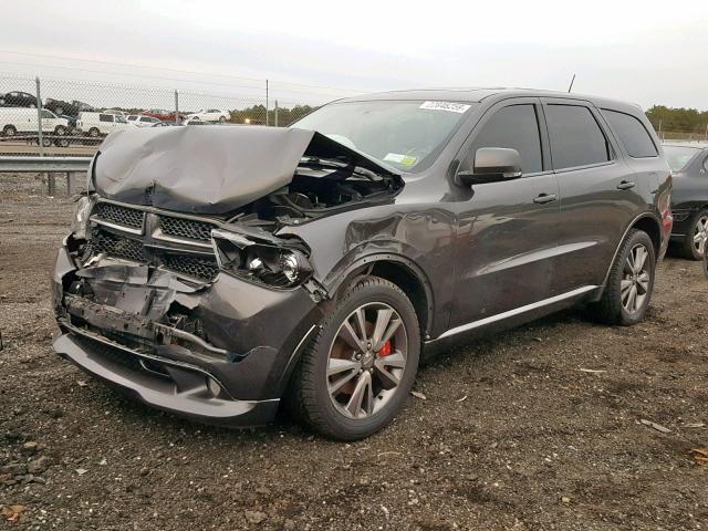 1C4SDJCT2DC692274 - 2013 DODGE DURANGO R/ 灰色 照片 2