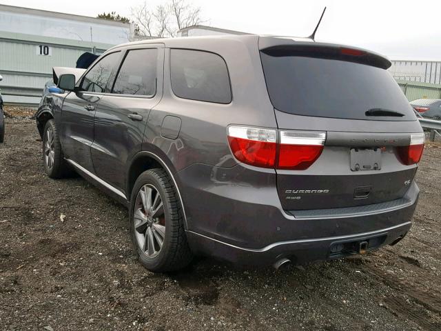 1C4SDJCT2DC692274 - 2013 DODGE DURANGO R/ 灰色 照片 3