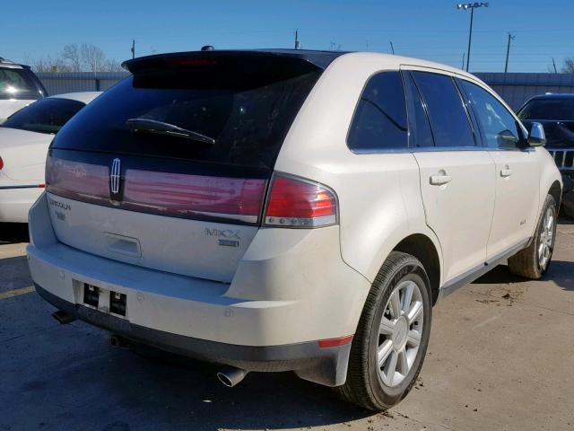 2LMDU88C37BJ26672 - 2007 LINCOLN MKX WHITE photo 4