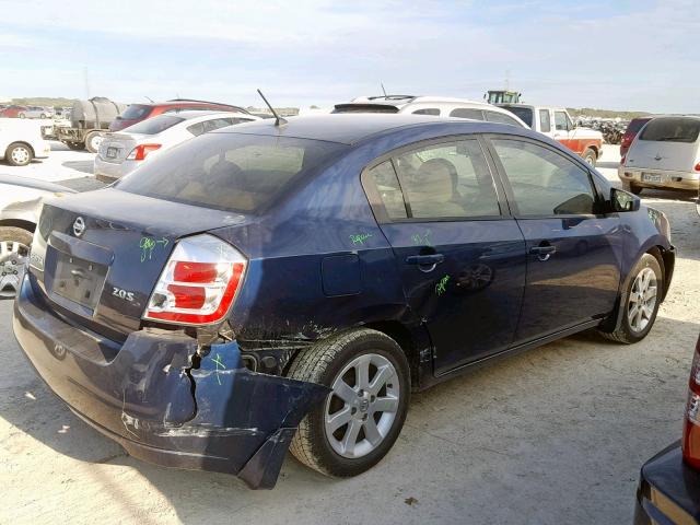 3N1AB61E57L607989 - 2007 NISSAN SENTRA 2.0 BLUE photo 4